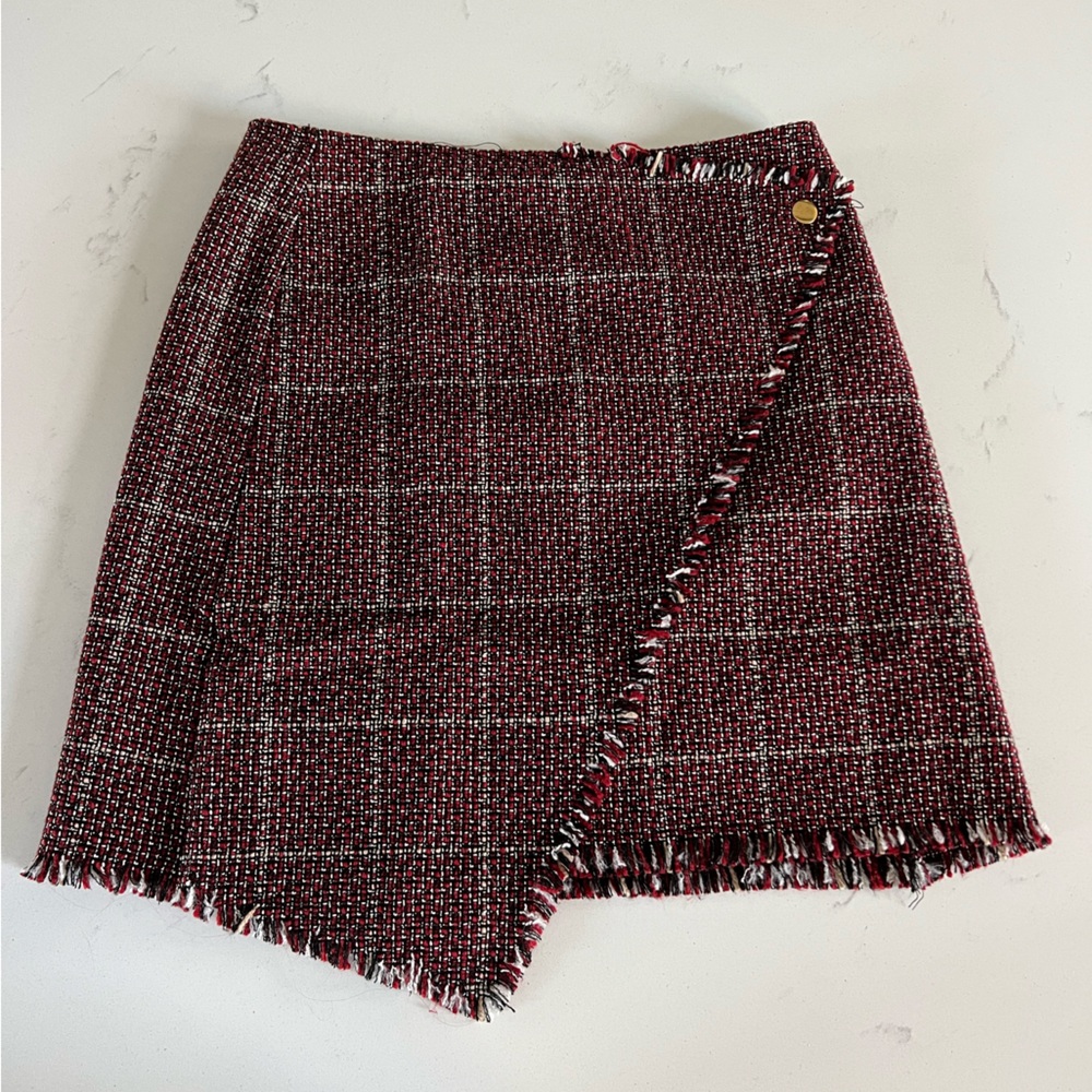 Plaid Lucca mini skirt NWT